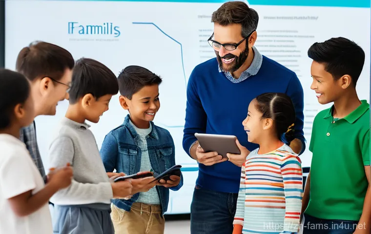 가족상담사 직무의 전망과 변화 예측 - **Prompt:** A diverse, modern family, including a mother, father, and two children (approximately 8 ...